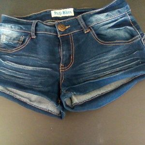 Paris Blues Women's Denim Blue Jeans Shorts Size 5